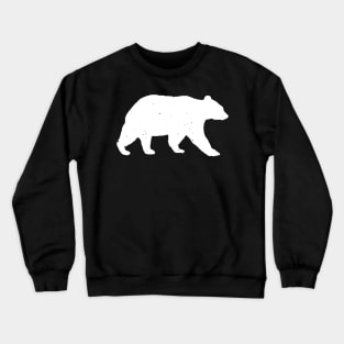 Distressed Vintage Bear Wild Nature Design Crewneck Sweatshirt